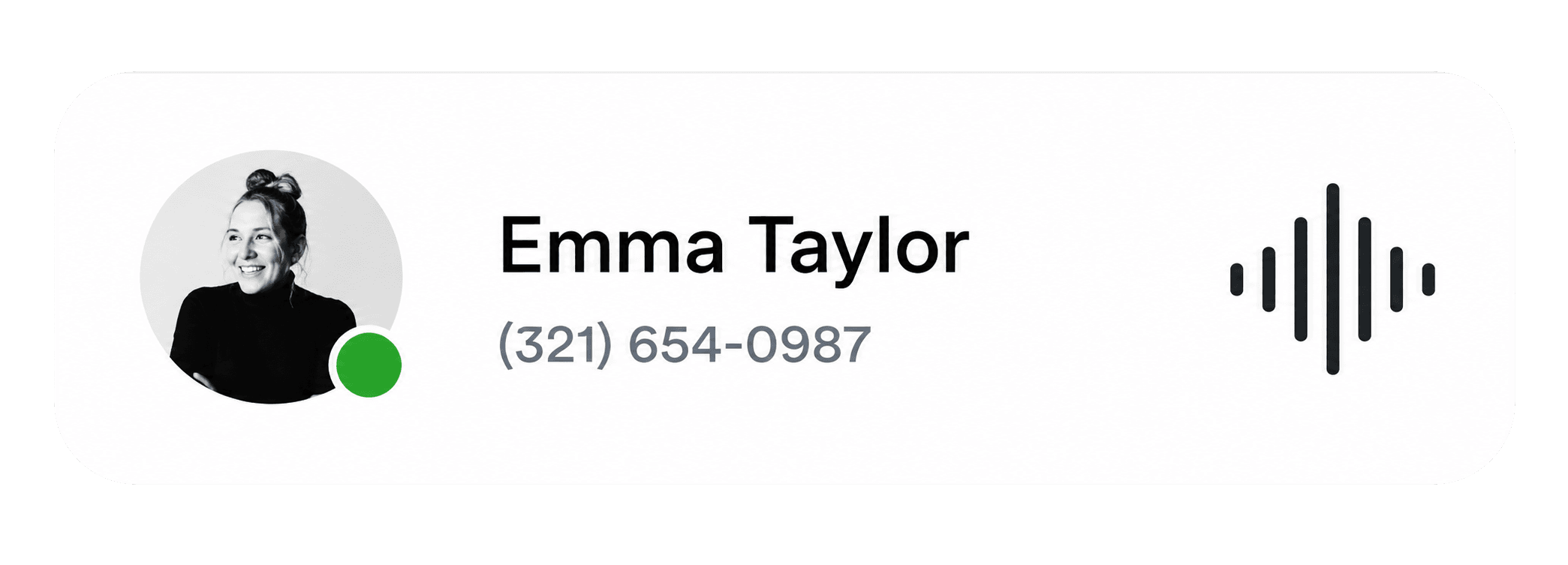 Contact bar